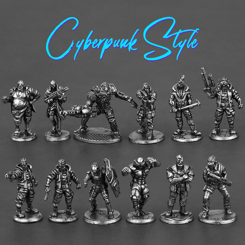 Tech Accessories Products - Futuristic Tech Cyberpunk Style Metalowy model