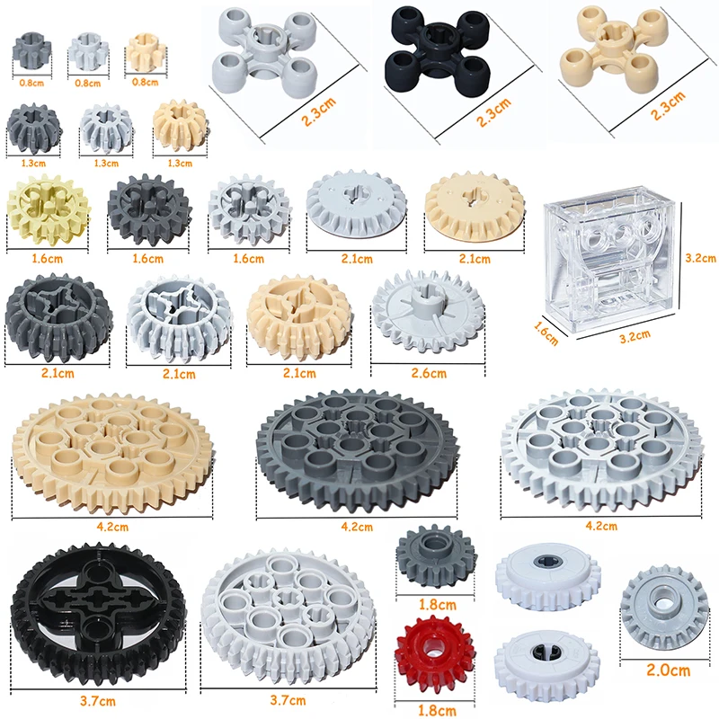 Tech Accessories Brands - Części techniczne MOC Gear Bulk Bricks