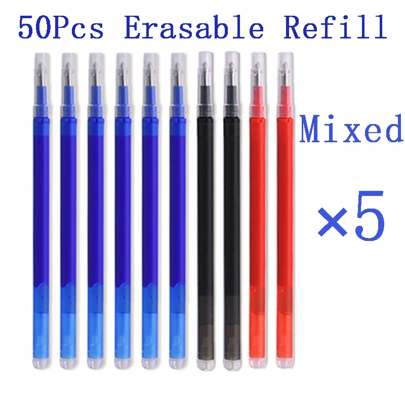 Tech Accessories For Office - 50 sztuk/zestaw 0.7mm magiczny wymazywalny wkład