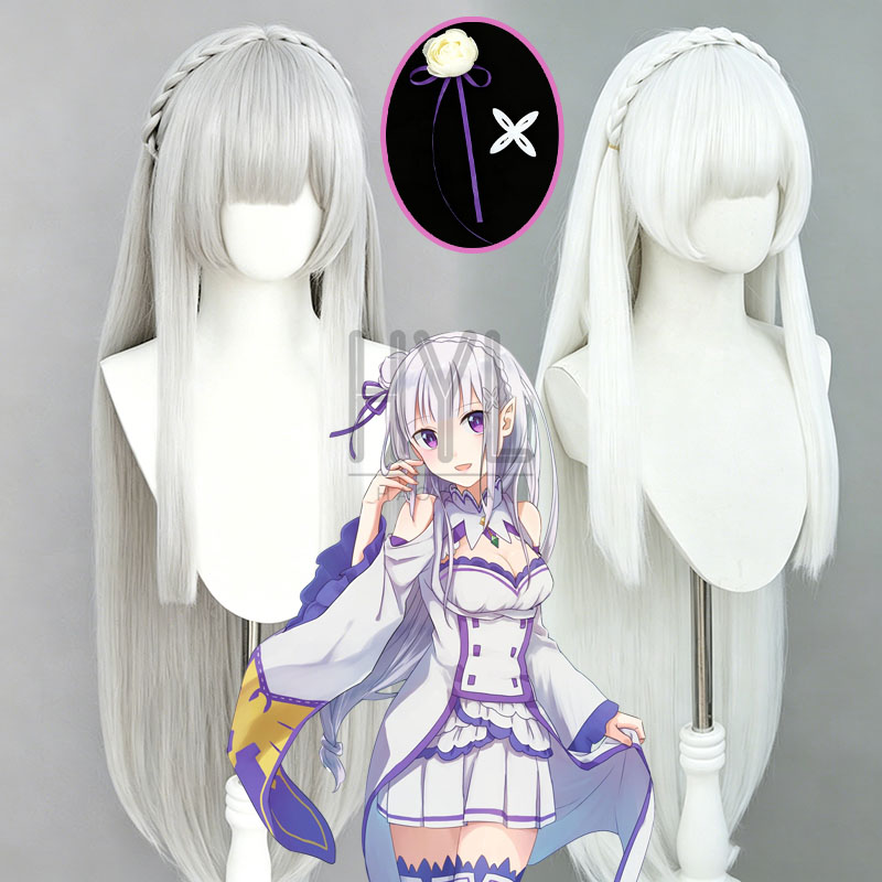 Peruka do cosplayu Emilia z an – Tech Accessories For Men recenzja i cena