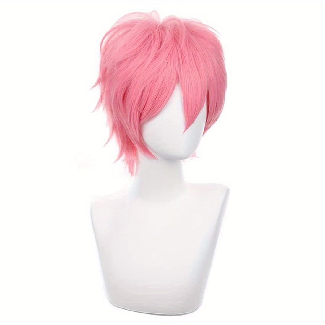 Short Pink Cosplay Wig Short S – Tech Accessories For Men recenzja i cena