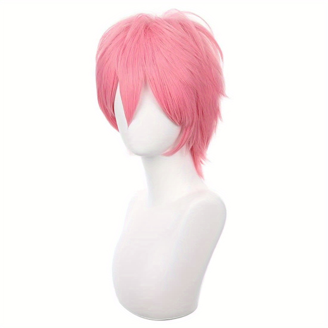 Short Pink Cosplay Wig Short S – Tech Accessories For Men recenzja i cena